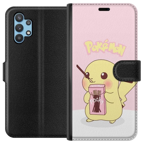 Kompatibelt Plånboksfodral till Samsung Galaxy A32 5G Pokemon Kompatibelt Plånboksfodral till Samsung Galaxy A32 5G Pokemon