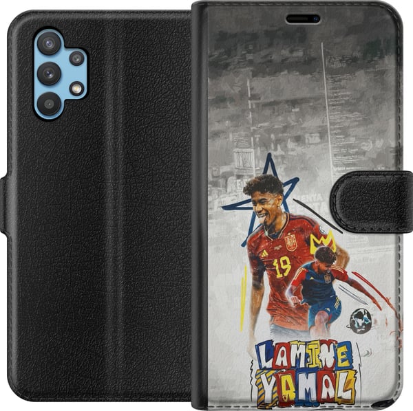 Yhteensopiva Lompakkokotelo Samsung Galaxy A32 5G Lamine Yamal