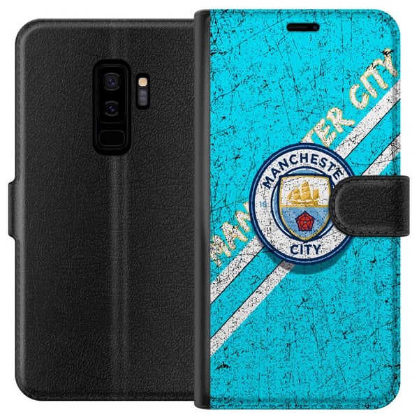 Kompatibelt Plånboksfodral till Samsung Galaxy S9+ Manchester City Football Premier Club