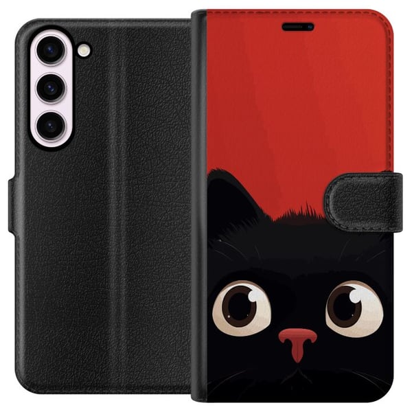 Yhteensopiva Lompakkokotelo Samsung Galaxy S23+ Leikkisä Kissa
