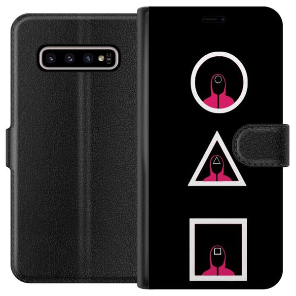 Kompatibelt Plånboksfodral till Samsung Galaxy S10+ Squid Game 2 - Vem är du?
