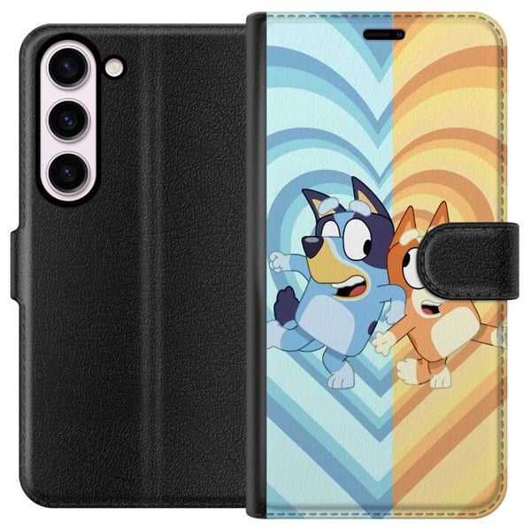 Kompatibel Tegnebogsetui til Samsung Galaxy S23 Bluey Kompatibel Tegnebogsetui til Samsung Galaxy S23 Bluey