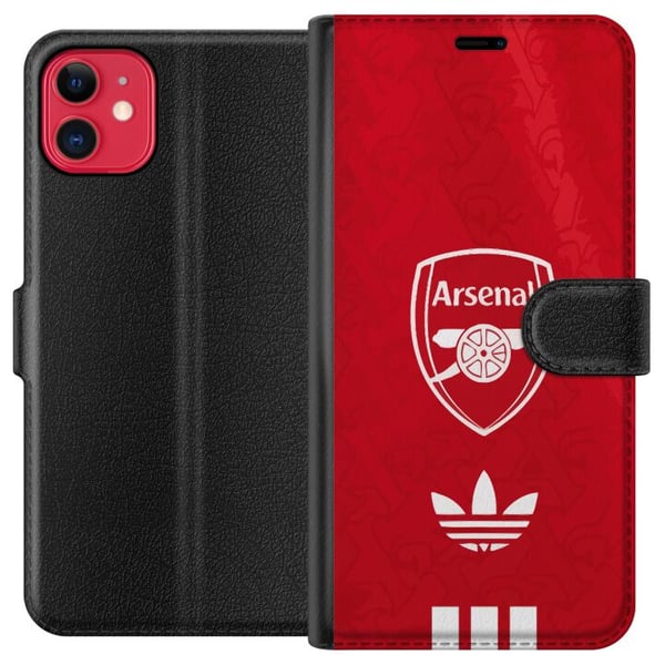 Kompatibelt Plånboksfodral till Apple iPhone 11 Arsenal Football Premier League Club