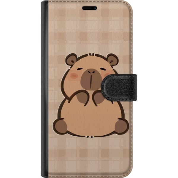 Kompatibelt Lommeboketui til Samsung Galaxy S21+ 5G Mobilskal kawaii capybara flera figurer japansk stil