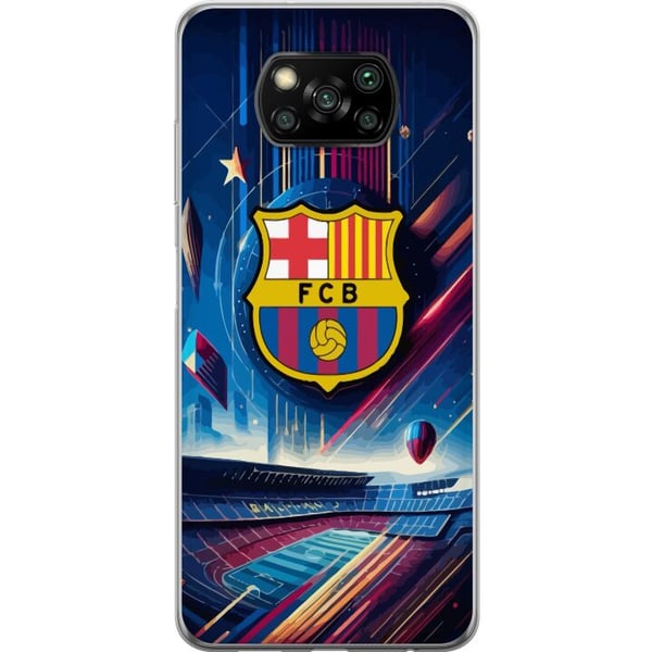 Kompatibelt Mobilskal till Xiaomi Poco X3 NFC FC Barcelona