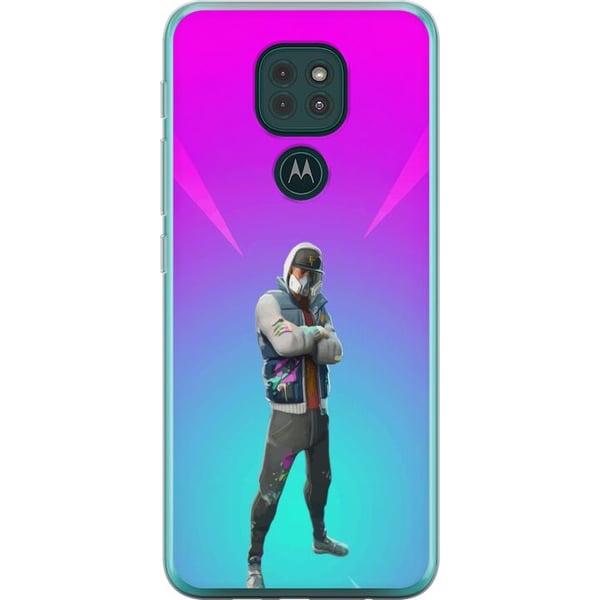 Kompatibel Mobilcover til Motorola Moto G9 Play sort ridder fortnite