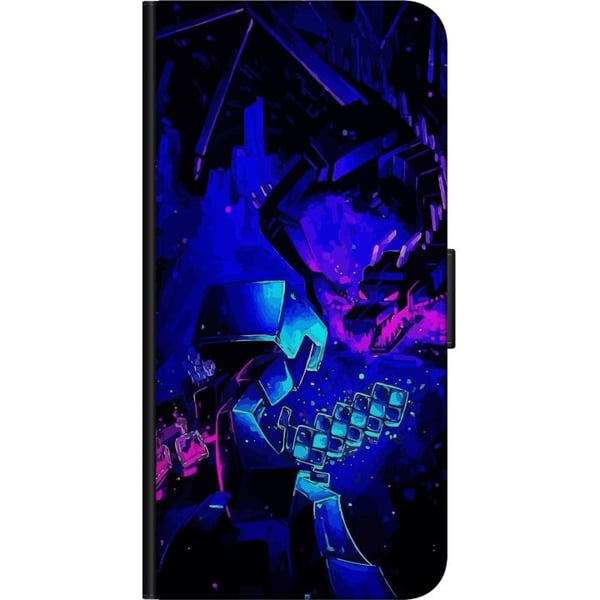 Kompatibelt Plånboksfodral till Samsung Galaxy A20s Minecraft