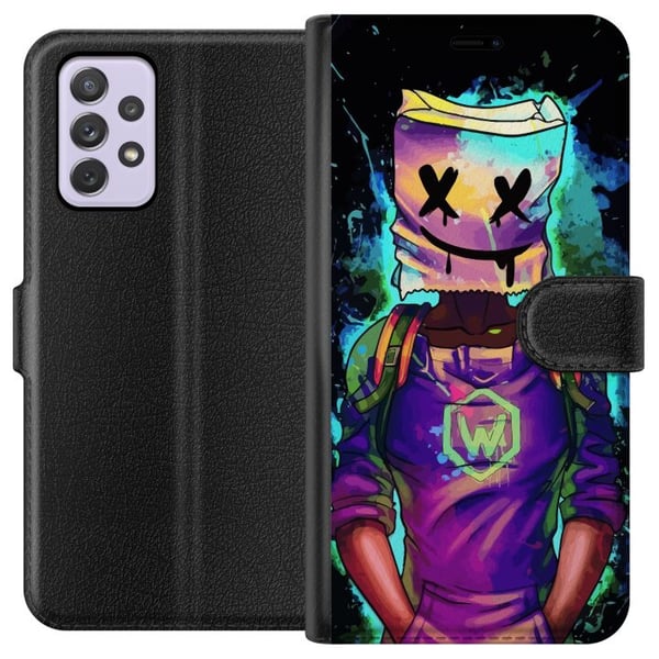 Kompatibelt Lommeboketui til Samsung Galaxy A52s 5G Fortnite Marshmello