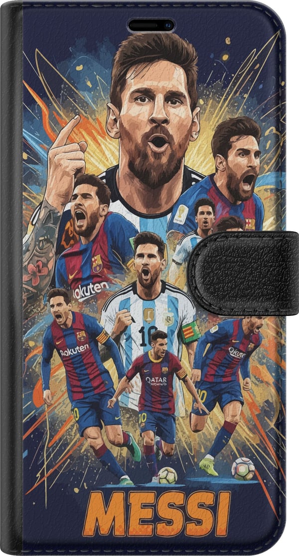 Yhteensopiva Lompakkokotelo Samsung Galaxy S20 Messi-juliste Argentiina Barcelona jalkapallolegenda GOAT maailmanmestaruuskilpailut numero 10 jalkapa