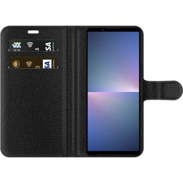 Kompatibel Tegnebogsetui til Sony Xperia 5 V Blomst