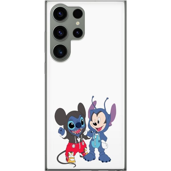 Kompatibel Mobilcover til Samsung Galaxy S23 Ultra Stitch Mickey Mouse