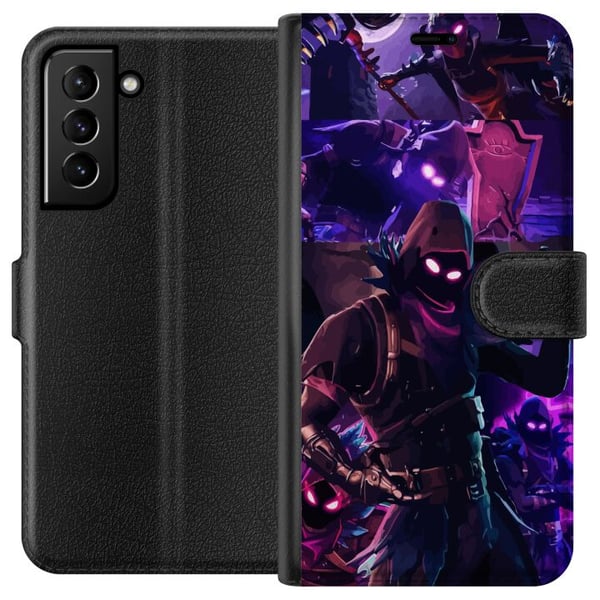 Kompatibelt Plånboksfodral till Samsung Galaxy S21+ 5G Fortnite Raven
