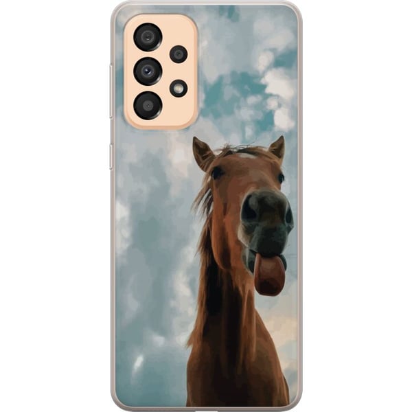 Yhteensopiva Puhelinkuori Samsung Galaxy A33 5G Hevonen