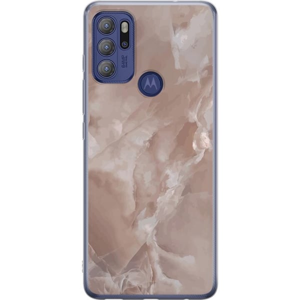 Kompatibel Mobilcover til Motorola Moto G60S Marmor Lyserød
