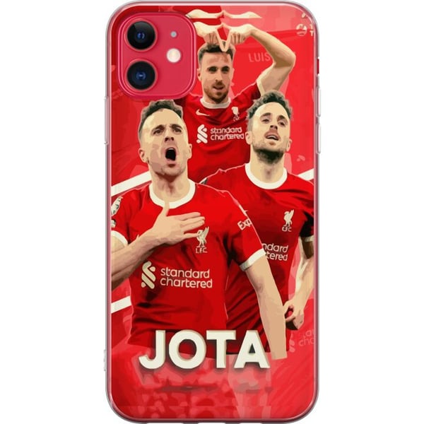 Kompatibelt Mobilskal till Apple iPhone 11 Liverpool Jota poster Portugal striker forward Premier League Reds fotboll player club design art