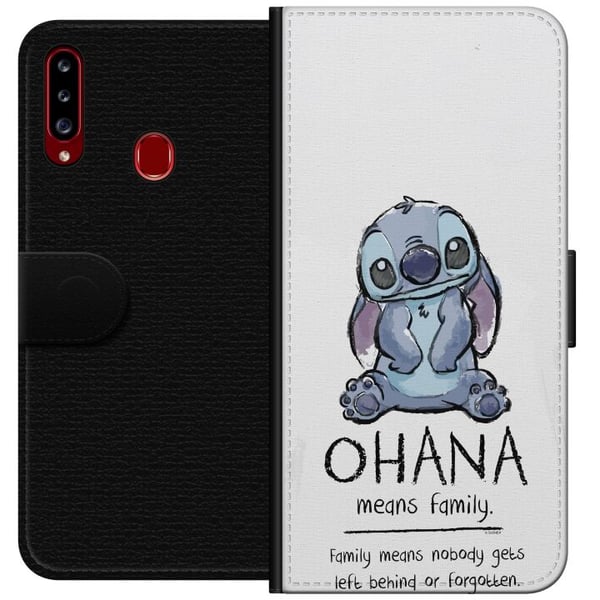 Kompatibelt Plånboksfodral till Samsung Galaxy A20s Stitch Ohana