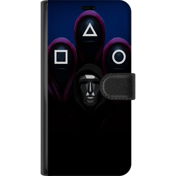 Kompatibelt Lommeboketui til Samsung Galaxy S21 Squid Game Säsong 3 Nya Ikoner Populär Serie TV Motiv