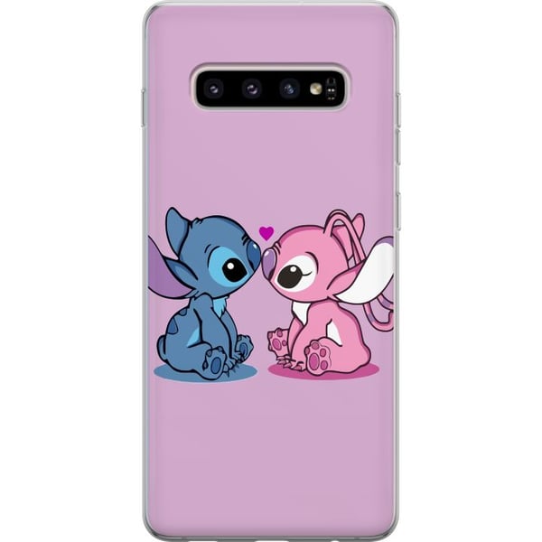Kompatibelt Mobilskal till Samsung Galaxy S10+ lilo & stitch 2025