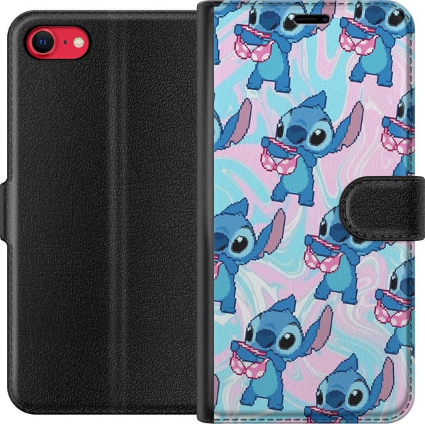 Yhteensopiva Lompakkokotelo Apple iPhone SE (2022) Stitch Retro