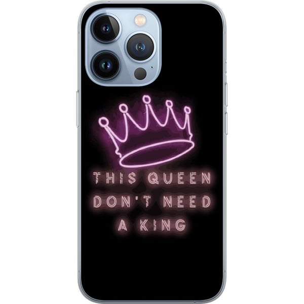 Kompatibelt Mobildeksel til Apple iPhone 13 Pro Dronning Sitat Jentekraft Feminist