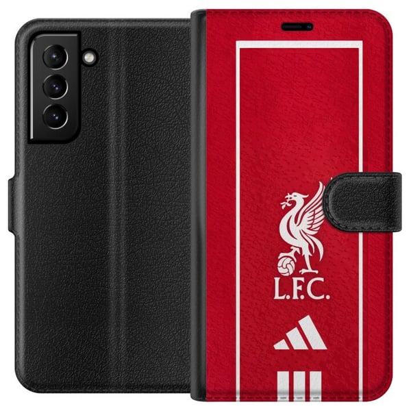 Kompatibelt Lommeboketui til Samsung Galaxy S21+ 5G Juventus fotball Cristiano Ronaldo svart hvit rosa klubbdesign Kompatibelt Lommeboketui til Samsung Galaxy S21+ 5G Juventus fotball Cristiano Ronaldo svart hvit rosa klubbdesign