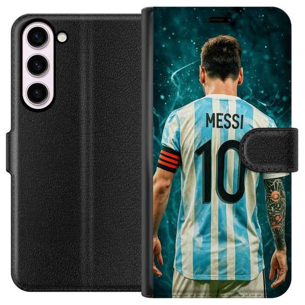 Kompatibel Tegnebogsetui til Samsung Galaxy S23+ Messi Kompatibel Tegnebogsetui til Samsung Galaxy S23+ Messi