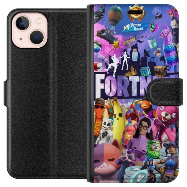 Kompatibelt Lommeboketui til Apple iPhone 13 mini Fortnite Kompatibelt Lommeboketui til Apple iPhone 13 mini Fortnite