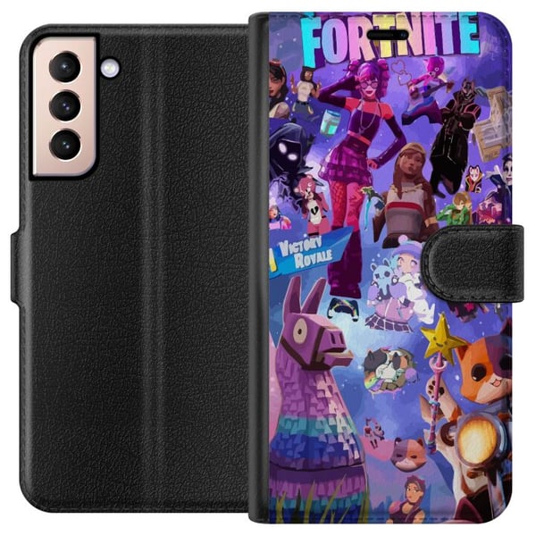 Kompatibelt Plånboksfodral till Samsung Galaxy S21 Fortnite