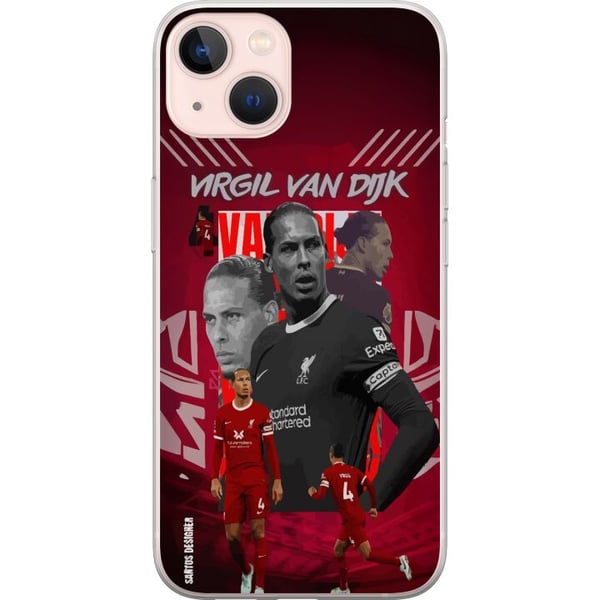 Kompatibel Mobilcover til Apple iPhone 13 Virgil van Dijk Liverpool Nederlandene stærk forsvarsgeneral stabil sikker og en af verdens bedste midterfo