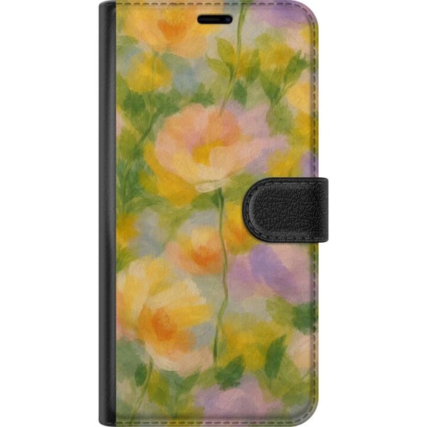Kompatibel Tegnebogsetui til Huawei P30 Pro Solvarme blomster i håndmalet romantisk stil