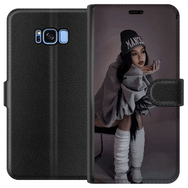 Kompatibelt Plånboksfodral till Samsung Galaxy S8 Lisa Blackpink Kpop Idol Music Star