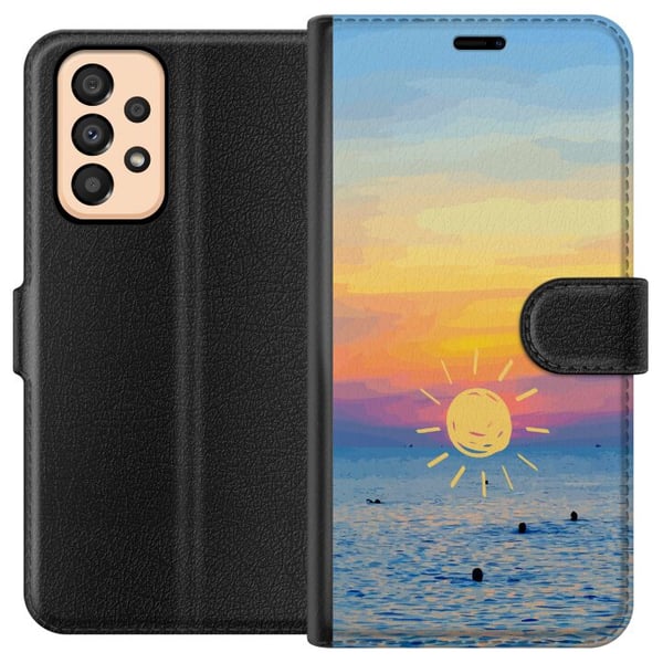 Yhteensopiva Lompakkokotelo Samsung Galaxy A33 5G Auringonlasku