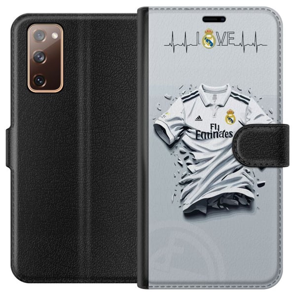 Kompatibelt Lommeboketui til Samsung Galaxy S20 FE Real Madrid Kompatibelt Lommeboketui til Samsung Galaxy S20 FE Real Madrid