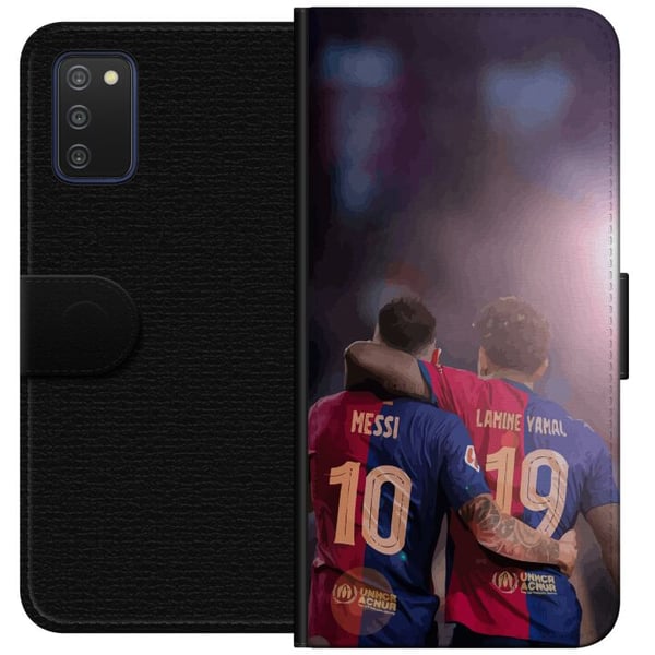Kompatibelt Lommeboketui til Samsung Galaxy A03s Lamine Yamal VS Messi