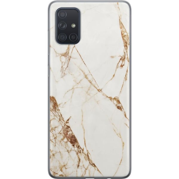 Kompatibel Mobilcover til Samsung Galaxy A71 Hvid marmor