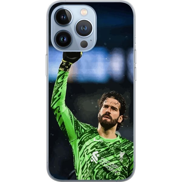 Kompatibel Mobilcover til Apple iPhone 13 Pro Alisson Liverpool Brasiliens eneste målmand på listen fodbold keeper refleksstærk stabil sikker og vigt