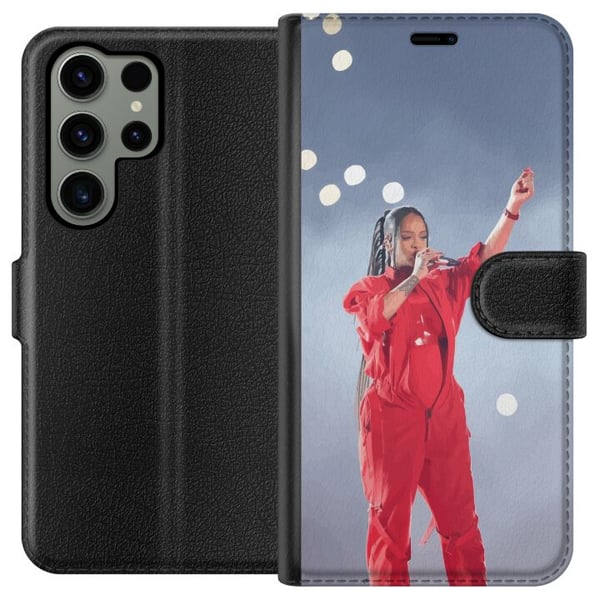 Kompatibelt Plånboksfodral till Samsung Galaxy S23 Ultra Rihanna – Trendsetting Looks & Style