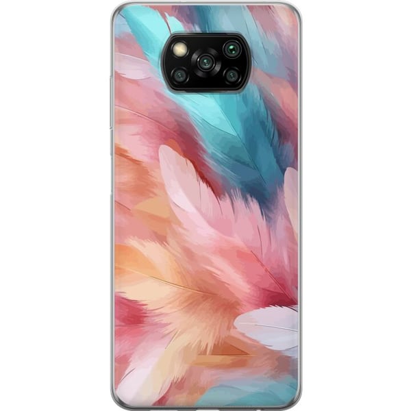 Kompatibelt Mobilskal till Xiaomi Poco X3 NFC Fjädrar