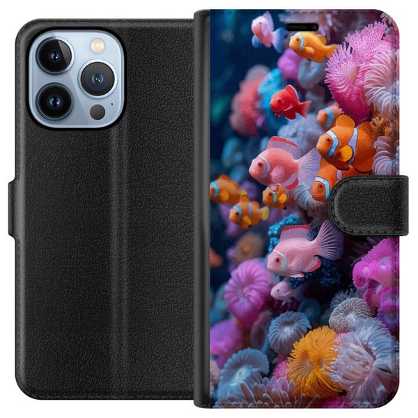 Yhteensopiva Lompakkokotelo Apple iPhone 13 Pro Kala Koralli Valtameri Meri Vedenalainen Yhteensopiva Lompakkokotelo Apple iPhone 13 Pro Kala Koralli Valtameri Meri Vedenalainen