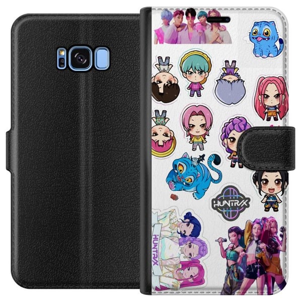 Yhteensopiva Lompakkokotelo Samsung Galaxy S8 Huntrixin ja Saja Boysin animehenkinen, energinen design, jossa on voimakkaita värejä ja modernia japan Yhteensopiva Lompakkokotelo Samsung Galaxy S8 Huntrixin ja Saja Boysin animehenkinen, energinen design, jossa on voimakkaita värejä ja modernia japan