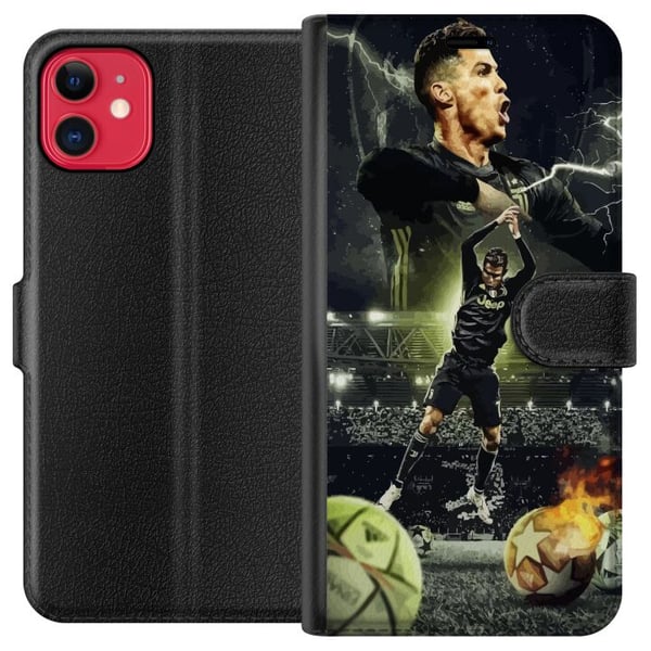 Kompatibelt Plånboksfodral till Apple iPhone 11 Ronaldo Kompatibelt Plånboksfodral till Apple iPhone 11 Ronaldo