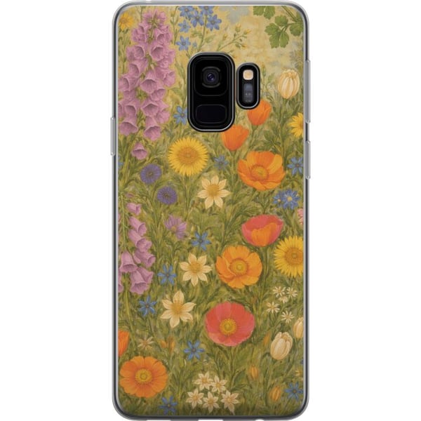 Yhteensopiva Puhelinkuori Samsung Galaxy S9 Niitty täydessä kukassa villeine väreineen ja nostalgisine tunnelmineen Yhteensopiva Puhelinkuori Samsung Galaxy S9 Niitty täydessä kukassa villeine väreineen ja nostalgisine tunnelmineen
