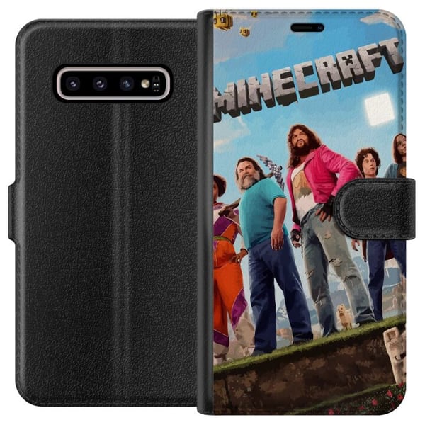 Kompatibelt Plånboksfodral till Samsung Galaxy S10+ A Minecraft Movie