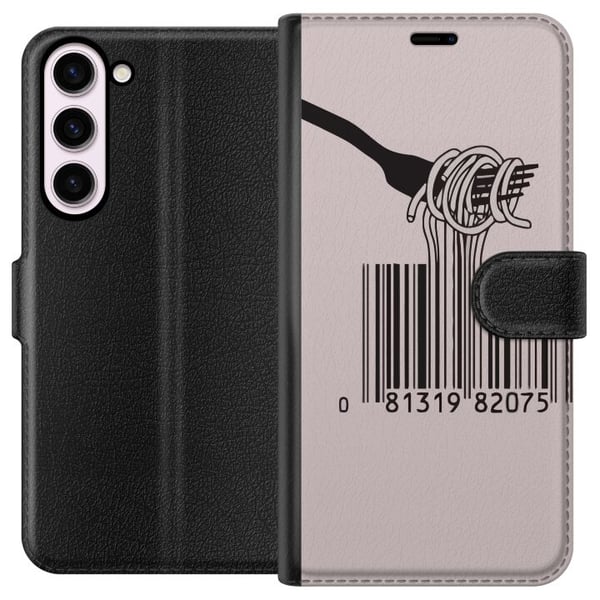 Kompatibel Tegnebogsetui til Samsung Galaxy S23+ Pasta Kode