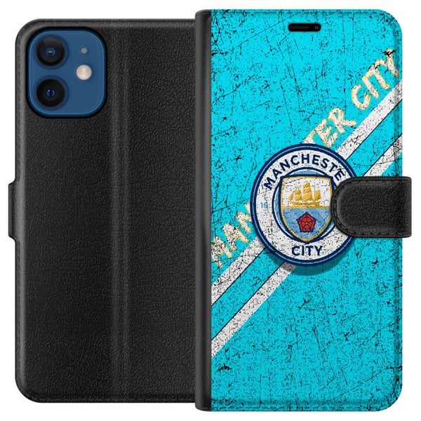 Kompatibelt Lommeboketui til Apple iPhone 12 Manchester City Fotball Premierklubb