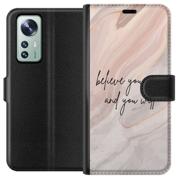 Yhteensopiva Lompakkokotelo Xiaomi 12 Usko itseesi!
