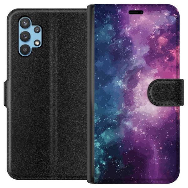 Kompatibelt Plånboksfodral till Samsung Galaxy A32 5G Nebula Kompatibelt Plånboksfodral till Samsung Galaxy A32 5G Nebula