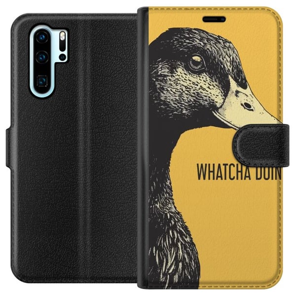 Yhteensopiva Lompakkokotelo Huawei P30 Pro Kiinnostunut Ankka
