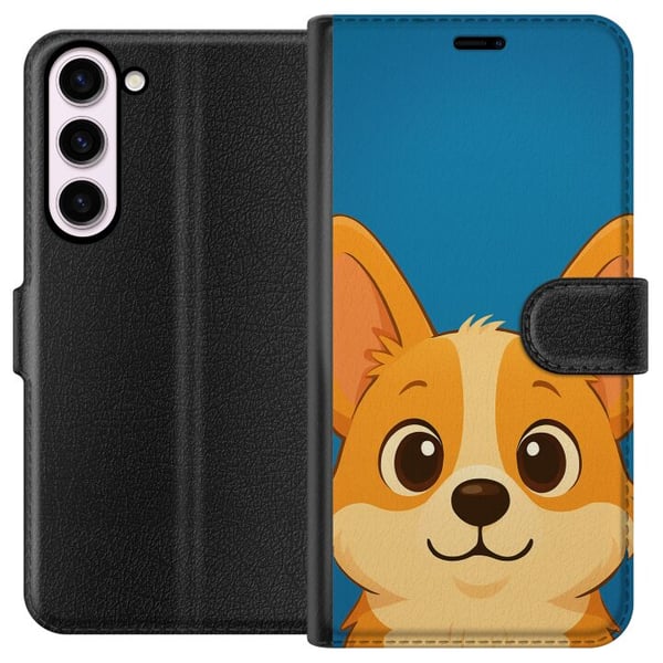 Yhteensopiva Lompakkokotelo Samsung Galaxy S23+ Hello Corgi