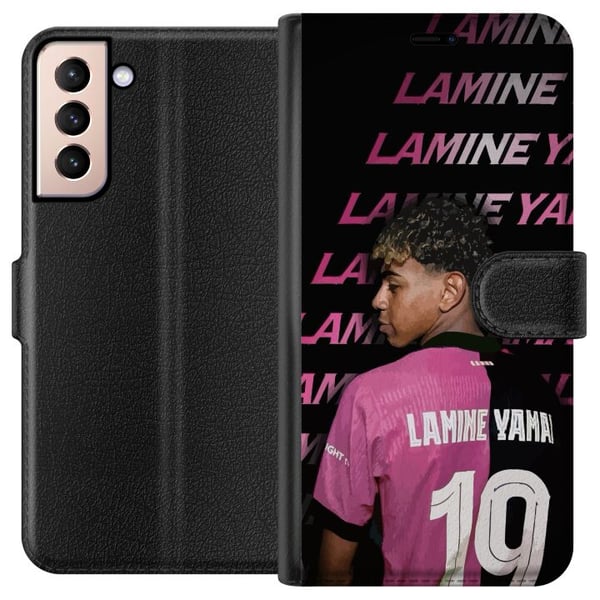 Kompatibelt Lommeboketui til Samsung Galaxy S21 Lamine Yamal Kompatibelt Lommeboketui til Samsung Galaxy S21 Lamine Yamal